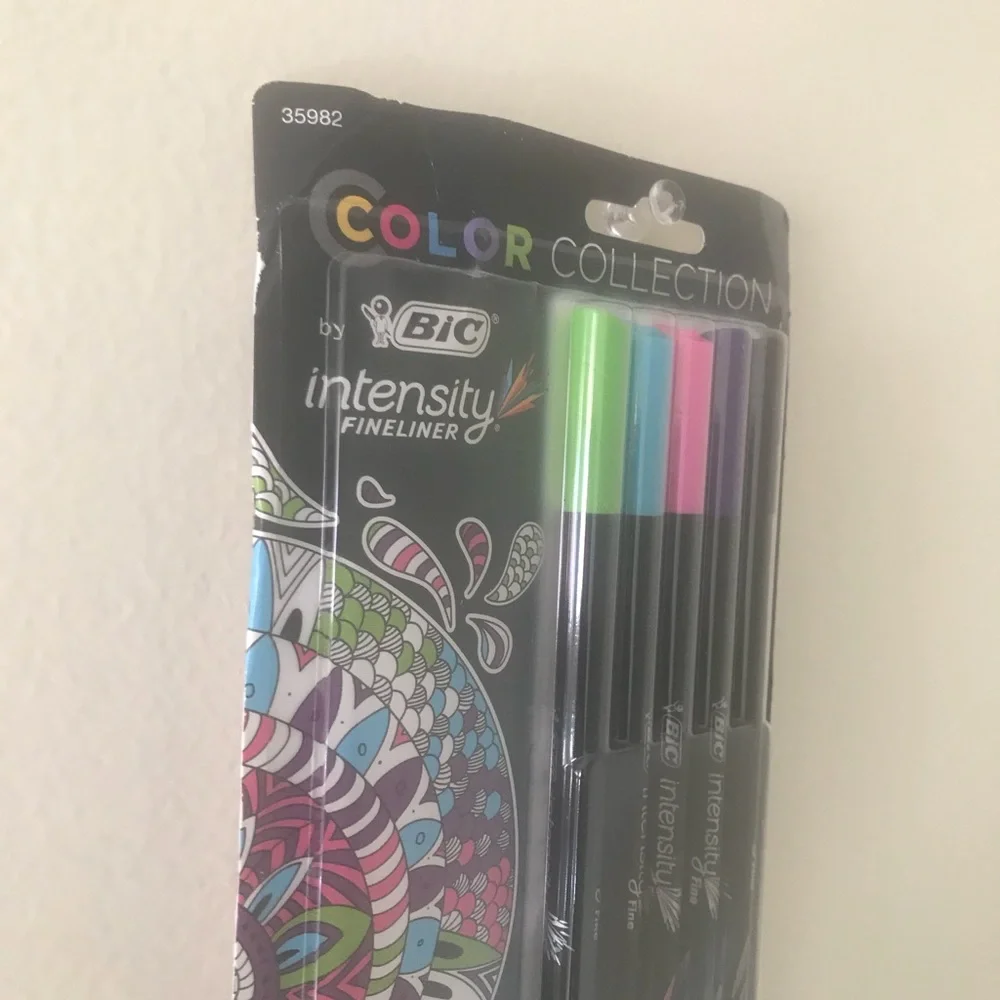Bic Intensity Fineliner 0.4mm Color Collection 5ct